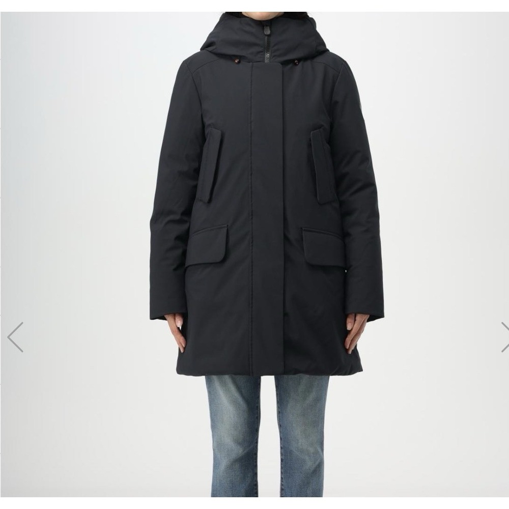 NWT Save the Duck Parka Soleil Black Women's M (2) Vegan Down Coat Plumtech $812